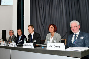 Norbert Portz, Dr. Volker Schnepel, Michael Mätzig, Petra Dick-Walther, Dr.-Ing. Horst Lenz (v.l.n.r.)
