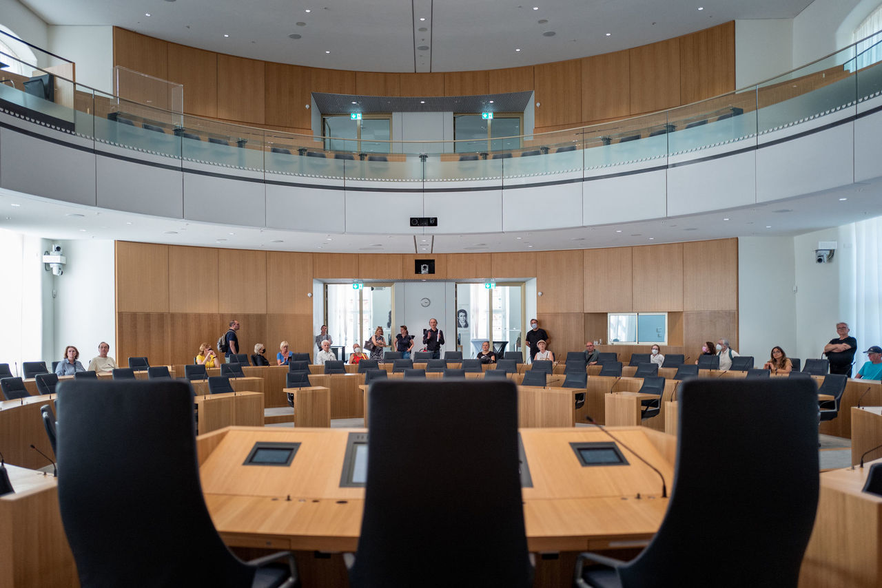 Landtag Innenraum Plenarsaal