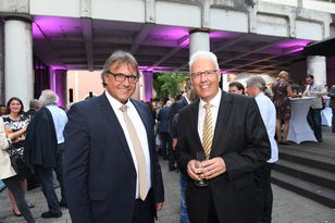 Ralf Hellrich von der HWK Pfalz und Prof. Dr. Martin Dossmann, Bauwirtschaft Rheinland-Pfalz e.V.