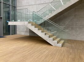 Treppe aus Sichtbeton 