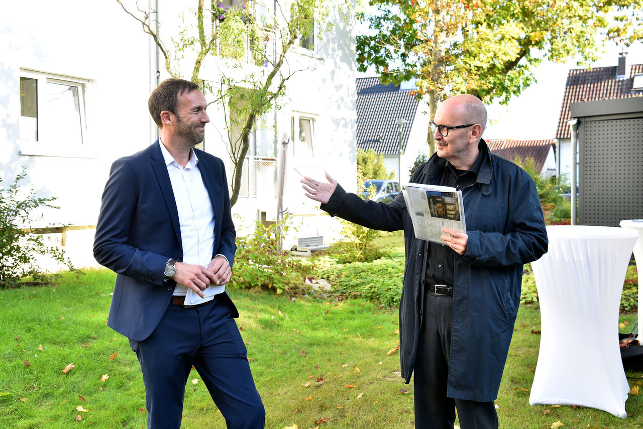 Verbandsdirektor Dr. Axel Tausendpfund, VdW südwest, und Kammerpräsident Gerold Reker