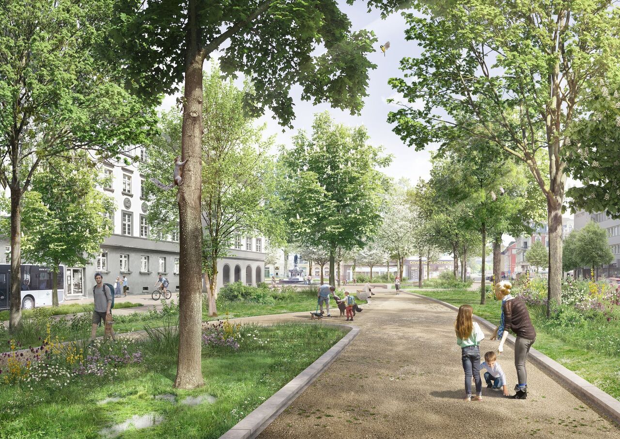 Visualisierung: hola Landschaftsarchitektur, Berlin 3. Preisträger