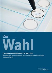 Titelbild des Folders Wahlprüfsteine 2021 mit Wahlzettel