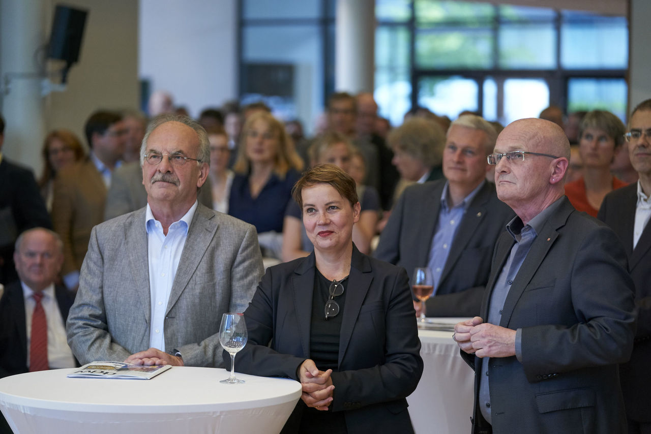 Dr. Rudolf Nickenig, Annette Müller und Heribert Gröber