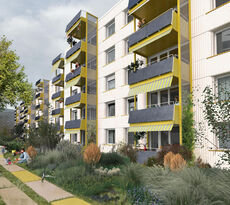 Visualisierung: ROSA Wirtz Architektur, Frankfurt 2. Preisträger