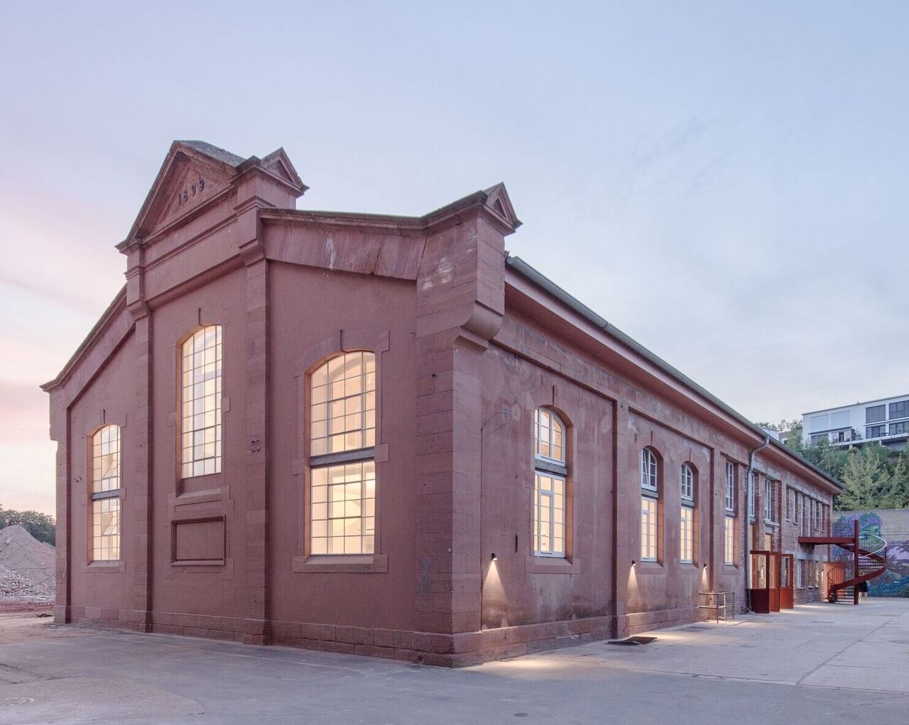 Ansicht des denkmalgeschützten Gebäudes