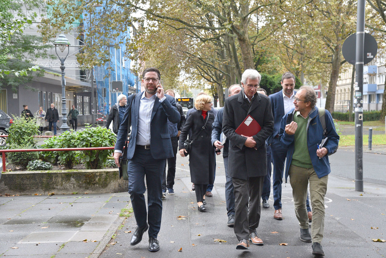 Start zur fünften Fachreise Wohnen am 7. Oktober 2021 in der Mainzer Neustadt