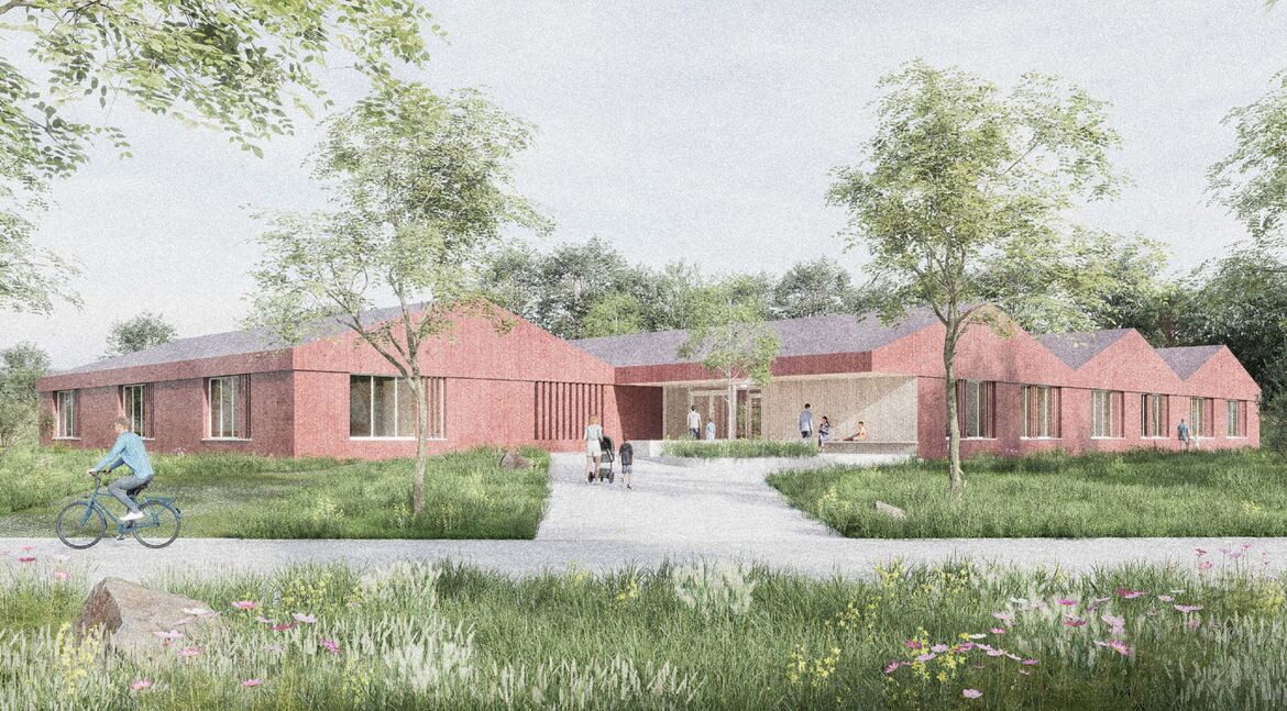 Visualisierung: K9 Architekten, Freiburg, mit Freiraumwerkstadt Deißler Göpel Landschaftsarchitekten, Überlingen 1. Preisträger