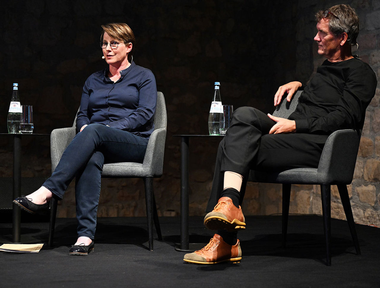 Elisabeth Balk und Architekt Hans-Jürgen Stein