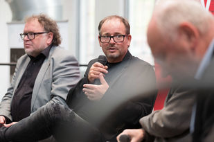 Diskussionsrunde beim Ortsgespräch in Bendorf-Sayn