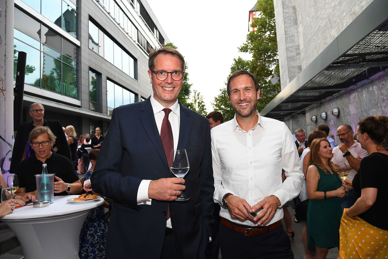 Mit feierten auch: Alexander Schweizer, Fraktionsvorsitzender der SPD RLP und Dr. Axel Tausendpfund, Verbandsdirektor VdW Südwest