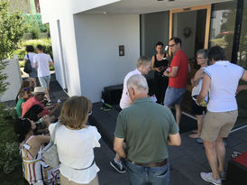 Foto: Andreas M. Schwickert, Wirges Bodenheim: Das Haus Weinrebe freute sich über rund 300 Besucher.