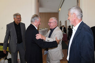 Altpräsident Stefan Musil, Heinz-Jürgen Zeeb, Ehrenpräsident Günther Franz, Präsident Joachim Rind