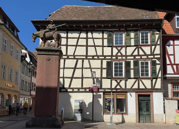 Fassadenansicht Fachwerkhaus