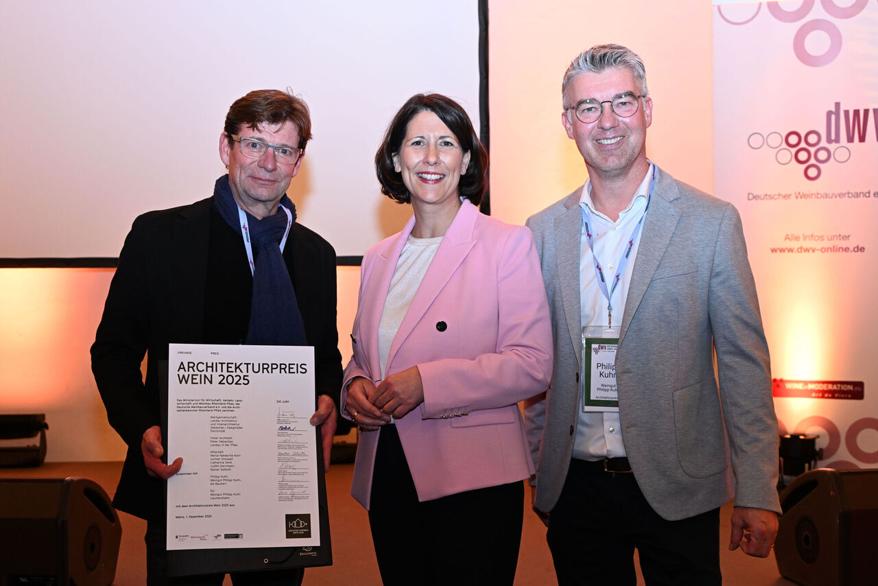 Gruppenbild mit drei Personen