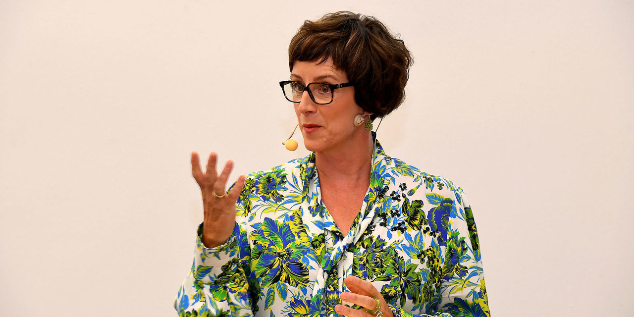 Moderatorin Kristina Oldenburg