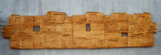 Holzrelief