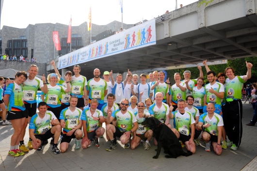 Foto: Die Mitläufer des 8. Architekturmarathons am Start