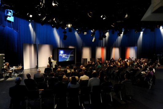 Blick auf das Studio 3 Blick auf das Studio 3