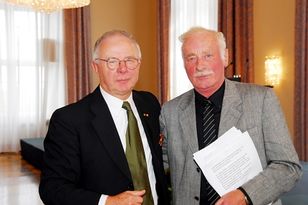 Günther Franz und Dr. Hans Heydorn